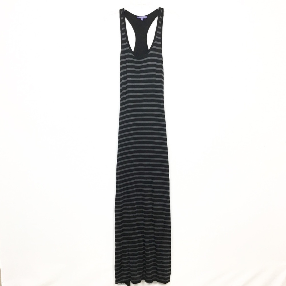 Vivienne Tam Striped Racerback Maxi Dress